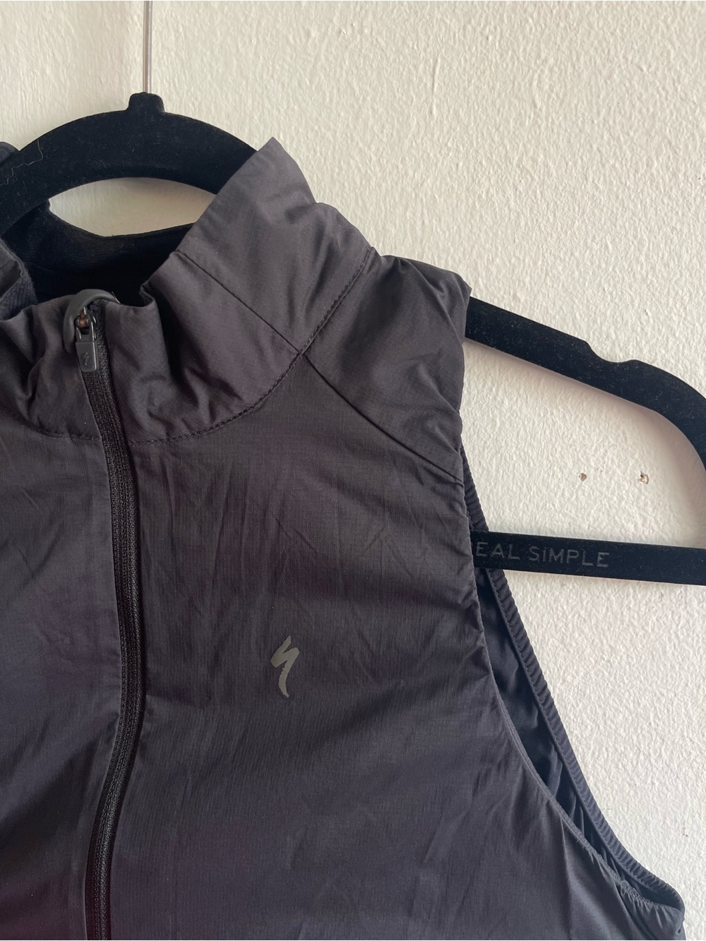Specialized Black Lightweight Cycling Vest with Reflective Logo